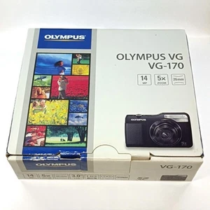 Olympus VG 170 Digital Camera 14MP Compact Silver Tested with Accessories - Picture 1 of 12