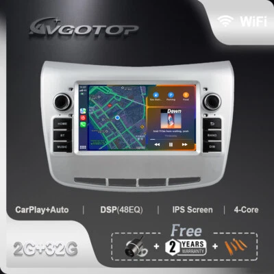 7"Autoradio Apple CarPlay Android Auto für Lancia Delta 2009-2019 4Core 2GB+32GB - Bild 1 von 4