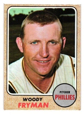 1968 Topps - #112 Woodie Fryman - Image 1 of 2