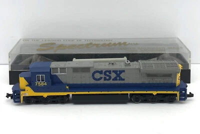 N Bachmann Spectrum Diesel Loco Railroad Train CSX #7584. - Image 1 of 4