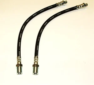 MORRIS MINOR SALOON ALL MODELS 1956 - 1972 PAIR OF FRONT FLEXIBLE BRAKE HOSES - Picture 1 of 1