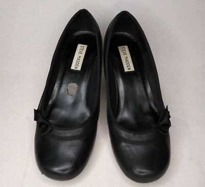 Zapatos de tacón Steve Madden Venuss negros para mujer talla 7,5 M Foto 1 de 4