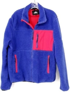 Neu Penfield Herren königsblau und rot Mattawa Fleecejacke Unisex Small Neu mit Etikett - Bild 1 von 4