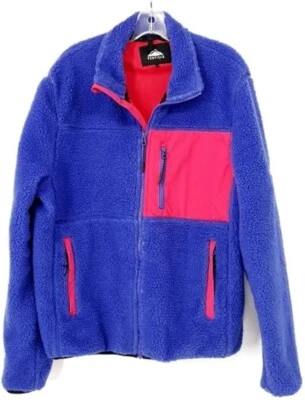 New Penfield Men's Royal Blue and Red Mattawa Fleece Jacket Unisex Small NWT - Image 1 of 4