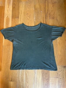 Vintage Military Army Green T-Shirt ringer - Picture 1 of 6