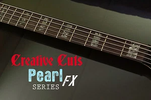 Blöcke BLACK PEARL Bundmarker Block Inlay Aufkleber Abziehbild für 5-SAITEN BASS Gitarre - Bild 1 von 4