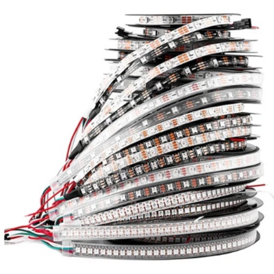 5V WS2812B led strip 5050 RGB 30/60/144 pixels dream color smart LED Addressable - Image 1 of 4