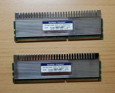 SUPER TALENT 4GB (2 x 2GB) DDR3 1600 (PC3 12800) Model WP160UX4G8 - Image 1 of 2