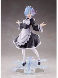 Re:Zero -Starting Life in Another World AMP Rem Winter Maid Image Figure TAITO  - Picture 1 of 9