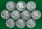 Ten Full Date 1936 Buffalo Nickels!