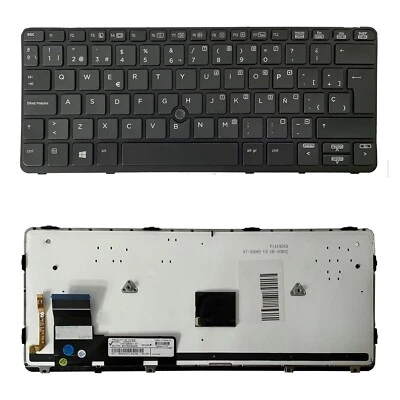 Teclado Español para HP EliteBook 720 820 G1 G2 735502-071 730541-071  Backlit - Imagen 1 de 4