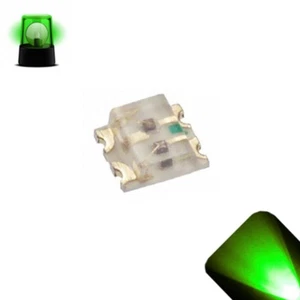 20 x 0606 0603 LED SMD Pure Green Slow Flashing Ultra Bright Blinking Nano - Picture 1 of 3