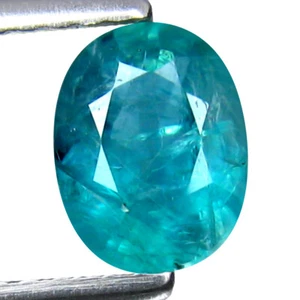 0.89 CTS TREMENDOUS! NEON BLUEISH GREEN NATURAL GRANDIDIERITE GEMSTONES - Bild 1 von 3