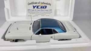 ACME YCID 1/18 1970 Plymouth Cuda, St. Louis Blues Edition Diecast Muscle Car - Bild 1 von 13