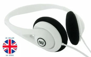 Skullcandy Wired Lightweight Stereo Headphones 3.5mm On-Ear White iPhone/Android - Picture 1 of 6