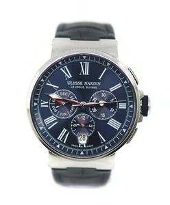 Ulysse Nardin Marine Chronograph Stainless Steel Watch 1533-150 - Picture 1 of 5