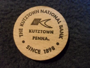 Wooden Nickel - The Kutztown (PA) National Bank - Bild 1 von 2