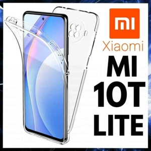 For XIAOMI MI 10T LITE 360° CLEAR CASE FRONT AND BACK TPU SILICONE PHONE COVER - Picture 1 of 11