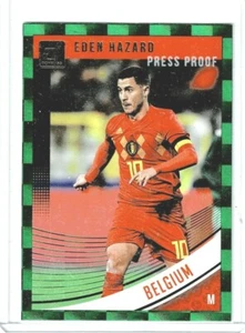 2019 Donruss Soccer Eden Hazard (Belgium) Press Proof Green #100 - Picture 1 of 2