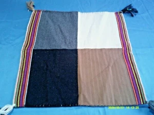 Aguayo Set Dyed Wool Bow Natural Plants Multicolored Beads - Picture 1 of 7
