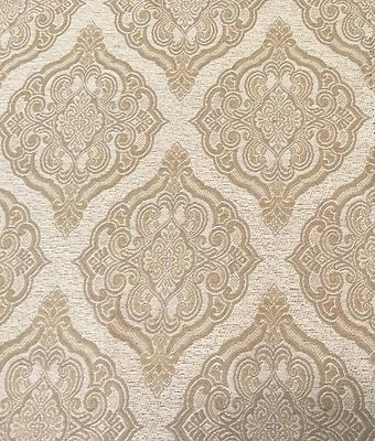 Kravet Beige Woven Traditional Damask Medallion Upholstery Fabric 5 yds 32533-16 - Image 1 of 3