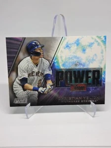 2020 Stadium Club #PZ-5 Christian Yelich Power Zone - Picture 1 of 1