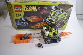 LEGO System 8958 Power Miners Granite Grinder Near Complete Box