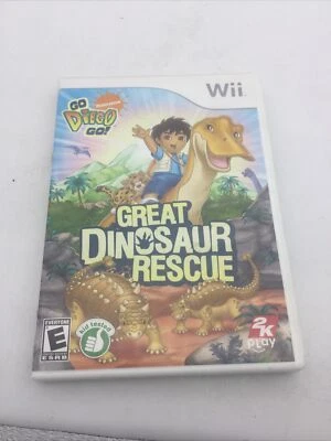 Go, Diego, Go Great Dinosaur Rescue - Nintendo  Wii Game - Image 1 of 4