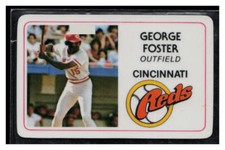 1981 Perma-Graphics Superstar Credit Cards #125-009 George Foster