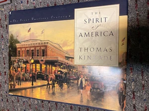 Thomas Kinkade The Spirit Of America Hardcover Book Nicely Used - Picture 1 of 12