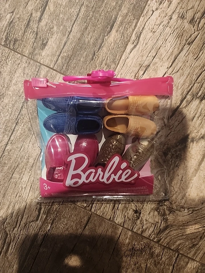 Barbie Ken Zapatos Multi-Pack Tenis, Sin Cordones Oxford Accesorios 4 Pares - ¡¡Nuevos!!! Foto 1 de 1