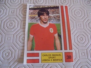 Carlos Manuel SL Benfica Rare sticker portuguese collection #38 - Picture 1 of 1
