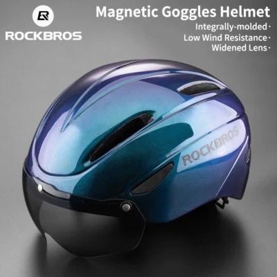 RockBros Bike Helmet EPS Breathable Cycling Helmet Unisex Goggles Helmet - Image 1 of 4