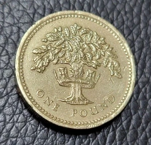 1987  Great Britain One Pound Coin - Picture 1 of 2