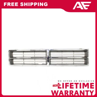 Conjunto de rejilla cromada, plástico para 86-90 Dodge D150 W150 D250 D100 Ramcharger Foto 1 de 4