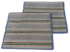 MISSONI HOME TWO HAND TOWELS COTTON VERY SOFT ECOLOGIC 16x28" 40x70cm YORDY 100 - Picture 1 of 6