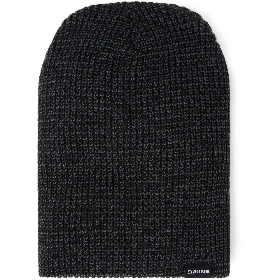 Nuevo gorro Dakine Tall Boy tejido acanalado unisex negro jaspeado Foto 1 de 1