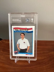 Mike Krzyzewski 1991 Hoops Team USA Coach #558 TAG 9 Mint Duke Blue Devils - Bild 1 von 2