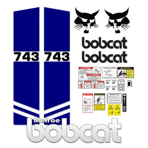 Bobcat 743 Melroe Skid Steer Set Vinyl Decal Sticker 3M - 25 PC - Picture 1 of 1