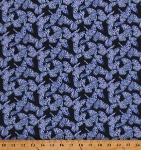 Algodón Mariposas Insectos Insectos Mariposa Azul Tela Estampado por Yarda D582.65 - Imagen 1 de 1