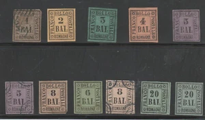 Briefmarken Alte Staaten - Provisorische Regierung Romagna - Neu- und Gebrauchtwerte - Bild 1 von 1