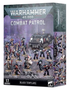 Black Templars Combat Patrol Warhammer 40K Space Marines Crusader Squad Marshal - Picture 1 of 1