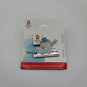 Spilla bavero ufficiale squadra cinese Nini canoa/kayak-acqua piatta 2008 Olimpiadi di Pechino - Foto 1 di 3