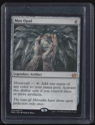 2015 Magic The Gathering Modern Masters #223 Mox Opal  - Image 1 of 2