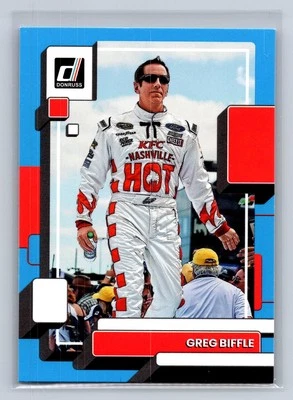 Greg Biffle 2023 Donruss Carolina Blue Roush Fenway Racing #102 - Image 1 of 2