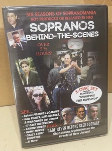 Sopranos Behind-The-Scenes, Vol. 1 & 2 (DVD, 2016, 3-Disc Set) BRAND NEW SEALED! - Foto 1 di 3