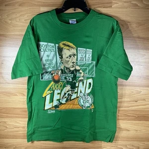 Camiseta Larry Bird 1992 "Larry Legend" Salem ropa deportiva puntada única talla grande - Imagen 1 de 14