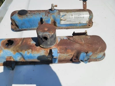 Mopar Small Block Valve Cover Set 273 318 340 360 Dodge Plymouth Chrysler OEM 75 Foto 1 de 4