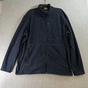Duluth trading company full zip fleece mens XXL navy blue gray - Picture 1 of 6