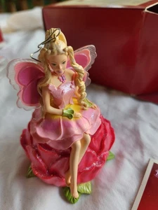 Barbie Fairytopia 2005 Hallmark Keepsake adorno características luz mágica nuevo en caja - Imagen 1 de 13